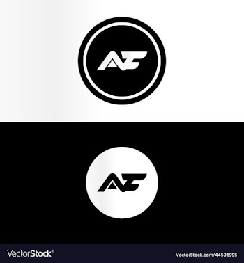 af a4f letter logo iconic logo design