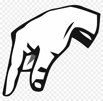 Afbeeldingsresultaat Voor Clipart Roses Black And White - Sign Language Letter Q