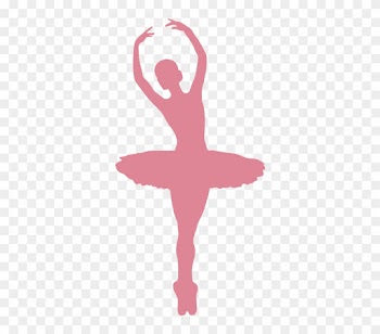 Afficher L'image D'origine - Danseuse Classique Silhouette Rose