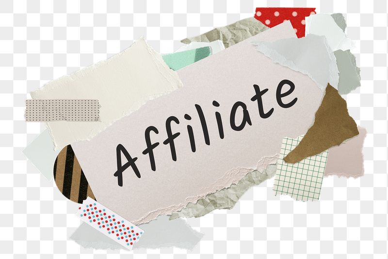 Affiliate png word sticker, aesthetic | Free PNG - rawpixel