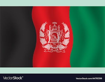 afganistan flag background