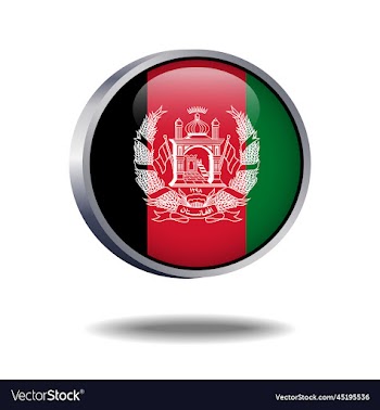 afghanistan flag button