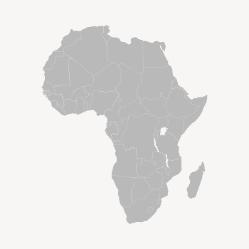 Africa map clipart illustration psd. | Free PSD - rawpixel