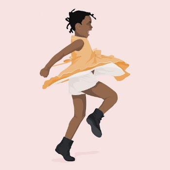 African American girl collage element, | Free Vector Illustration - rawpixel