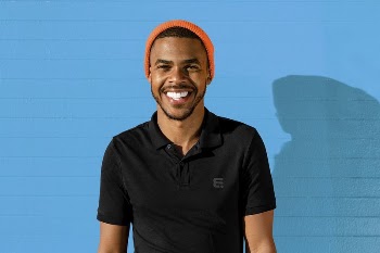 African-American man in polo shirt, | Free Photo - rawpixel