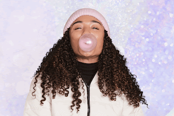African American woman blowing bubble | Free Photo - rawpixel