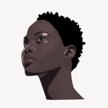 African-American woman clipart, portrait illustration. | Free Photo - rawpixel