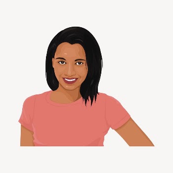 African American woman sticker collage | Free PSD - rawpixel