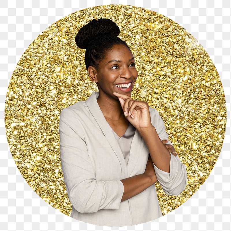 African businesswoman png badge sticker, | Free PNG - rawpixel