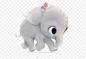 African elephant Indian elephant Illustrator Illustration - Watercolor elephant 