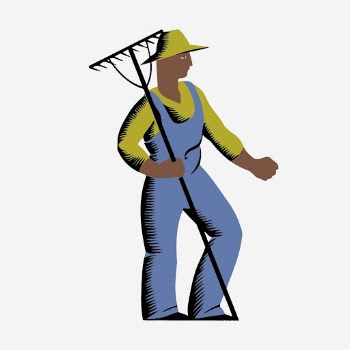 African farmer character clipart illustration. | Free Photo - rawpixel