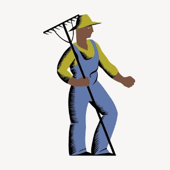 African farmer character clipart, illustration | Free Vector - rawpixel