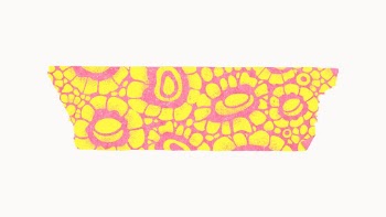 African floral washi tape sticker, | Free Vector - rawpixel
