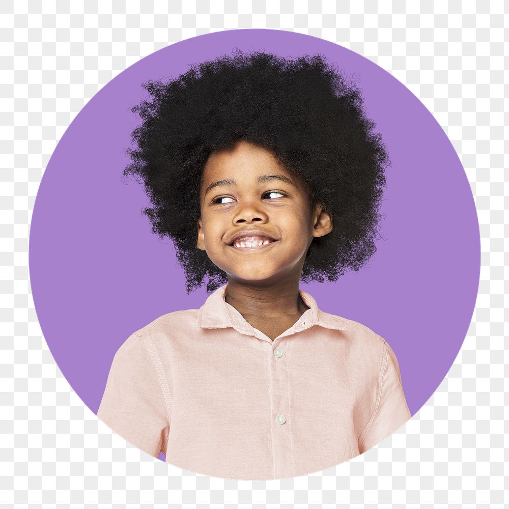 African kid c png badge | Free PNG - rawpixel