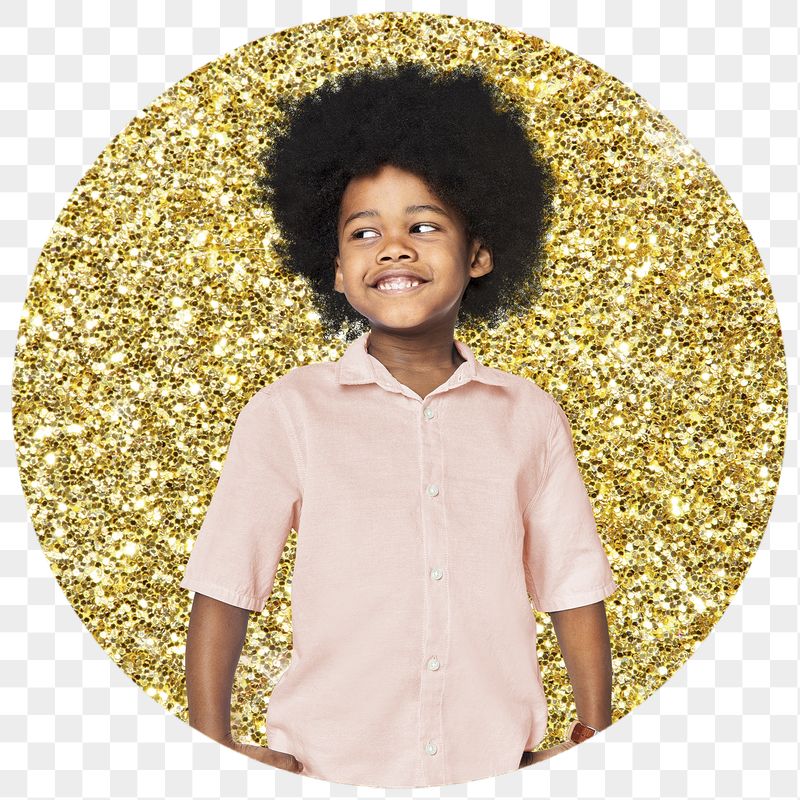 African kid png badge sticker, | Free PNG - rawpixel