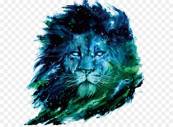 African Lion Drawing Digital art Illustration - Vector lion 