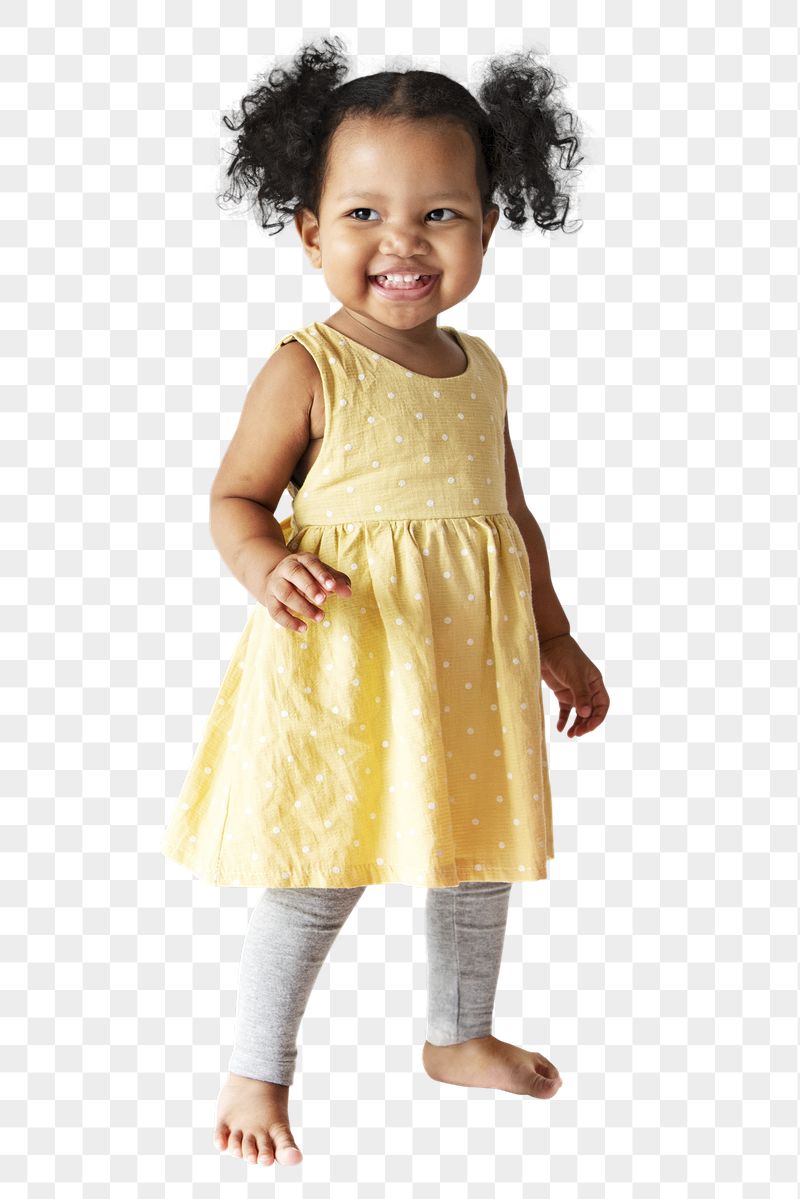 African little girl png sticker, | Free PNG - rawpixel