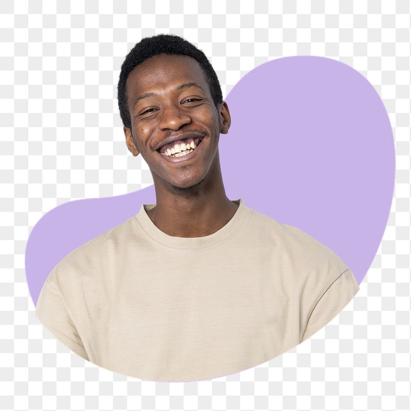 African man png badge sticker, | Free PNG - rawpixel