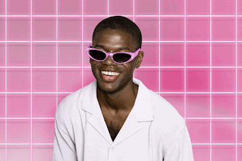 African man wearing pink sunglasses | Free Photo - rawpixel