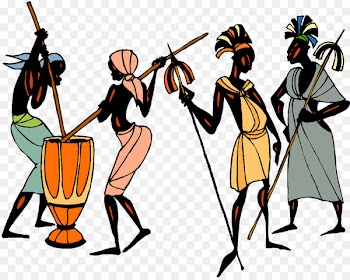 Africans Tribe Native Americans in the United States Clip art - African women work 