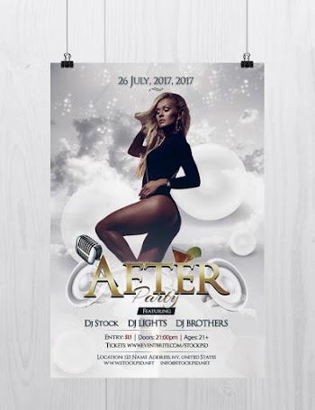 After Party – Download Free PSD Flyer Template