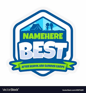 after school camp logo template