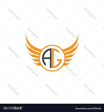 Ag-letter-logo-design vector image