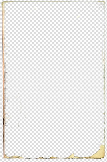 Aged Comic or Magazine Cover, brown frame transparent background PNG clipart
