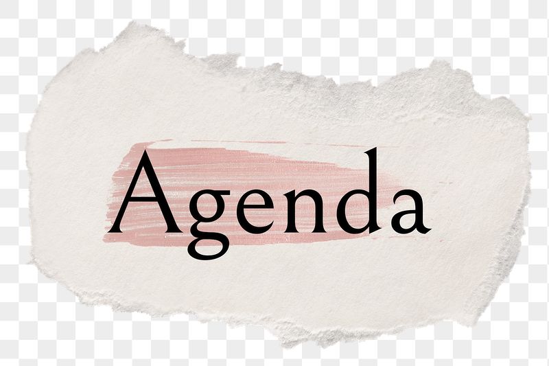 Agenda png ripped paper word | Free PNG - rawpixel