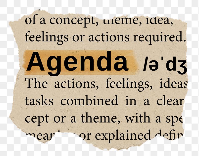 Agenda png word sticker, torn | Free PNG - rawpixel