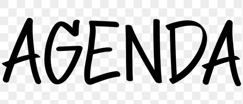Agenda png word sticker typography, | Free PNG - rawpixel