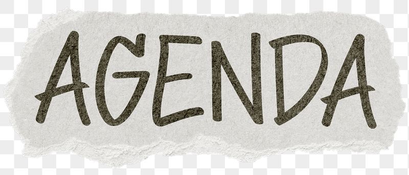 Agenda png word sticker typography, | Free PNG - rawpixel