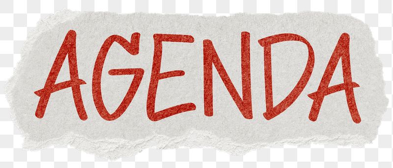 Agenda png word sticker typography, | Free PNG - rawpixel