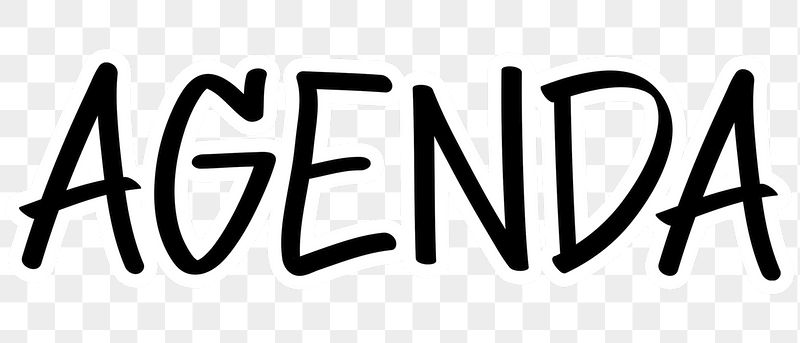 Agenda png word sticker typography, | Free PNG - rawpixel