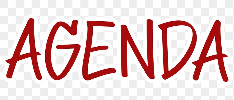 Agenda png word sticker typography, | Free PNG - rawpixel