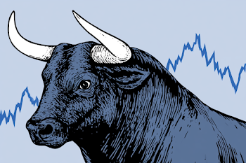 Aggressive Bull Market Illustration