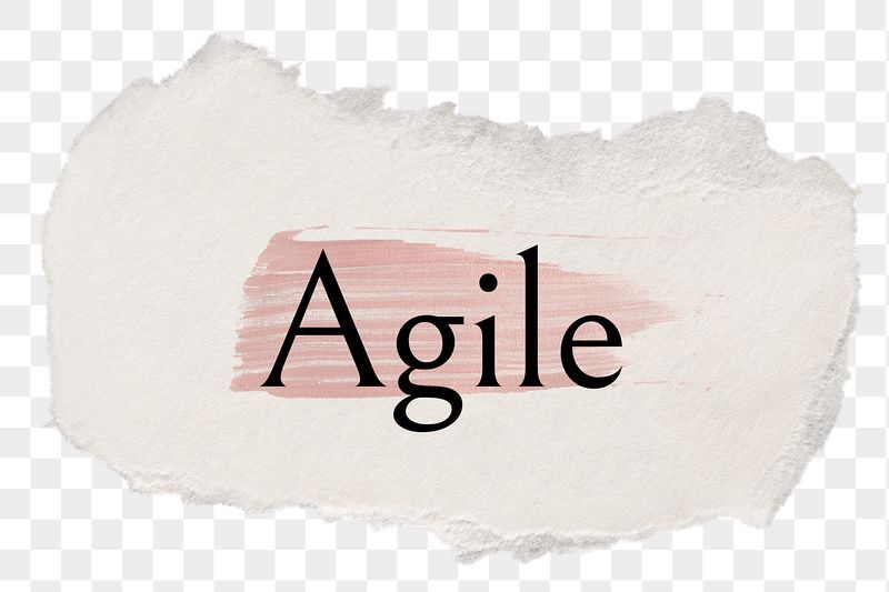 Agile png ripped paper word | Free PNG - rawpixel