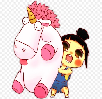 Agnes Drawing Unicorn Despicable Me - cartoon shiva 