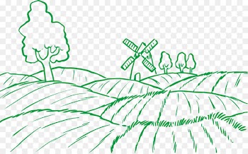 Agriculture Farm Clip art - Field farming elements 