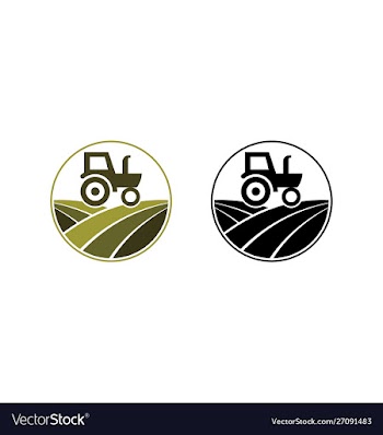 Agriculture firm logo vector image