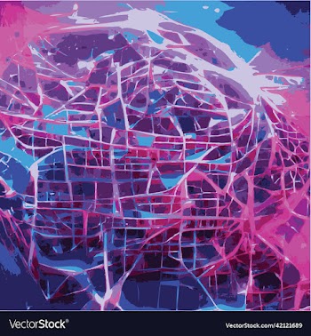 ai neuro network - abstract background