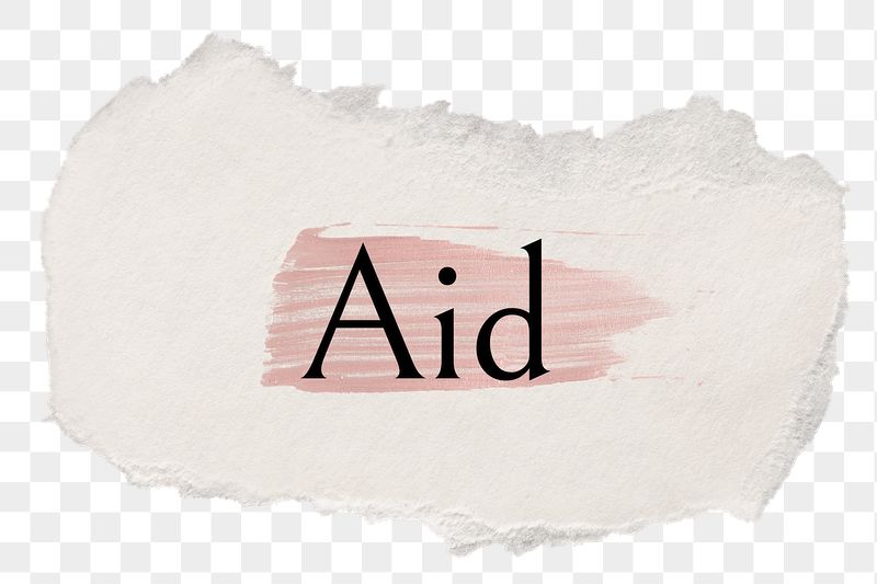 Aid png ripped paper word | Free PNG - rawpixel