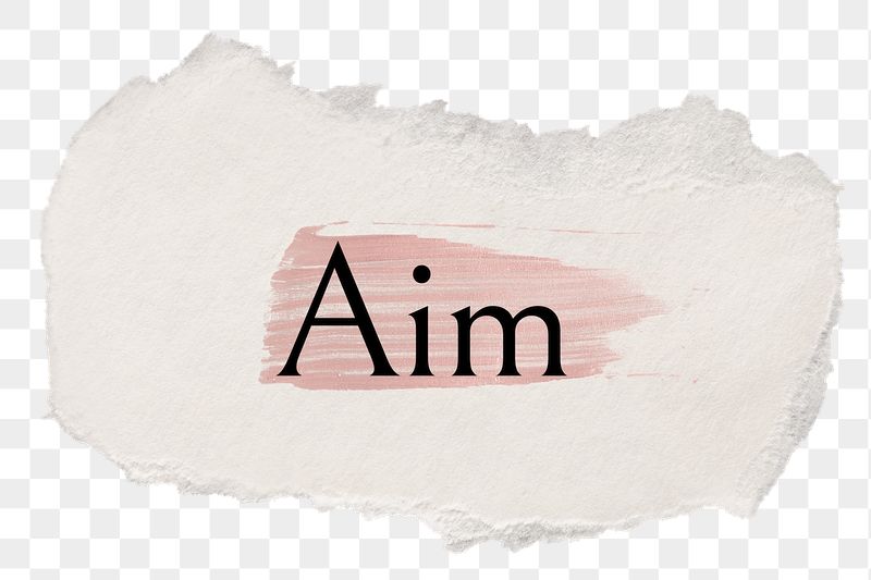 Aim png ripped paper word | Free PNG - rawpixel