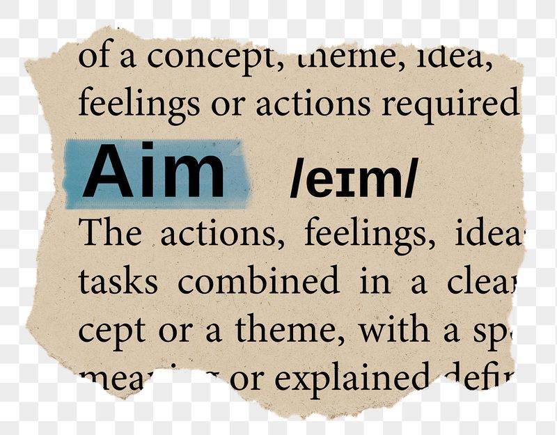 Aim png word sticker, torn | Free PNG - rawpixel