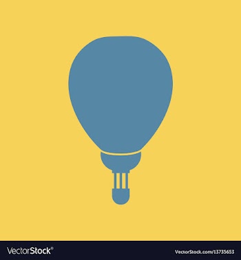 Air balloon vector image