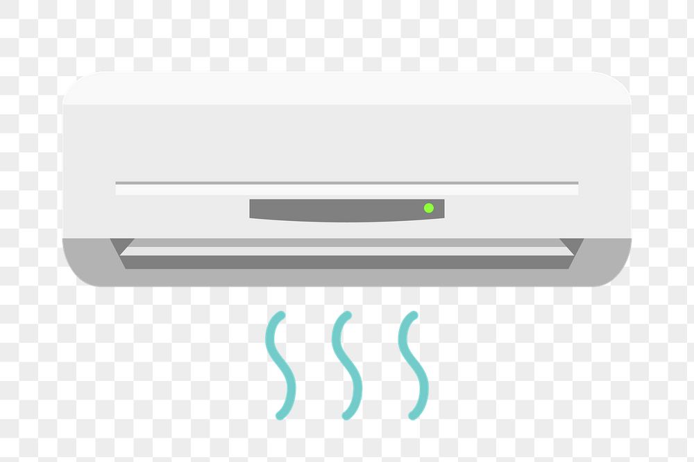 Air conditioner png sticker, electrical | Free PNG - rawpixel