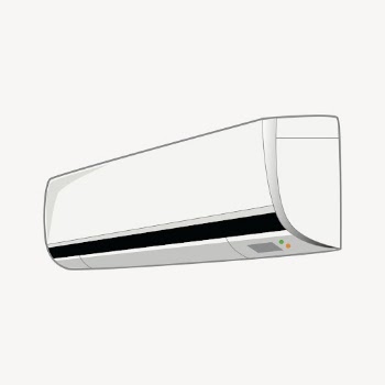 Air conditioner sticker, electrical unit | Free Vector - rawpixel