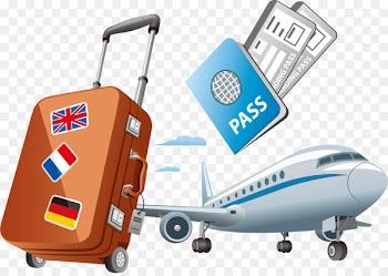 Air travel Clip art - Vector foreign travel passport 