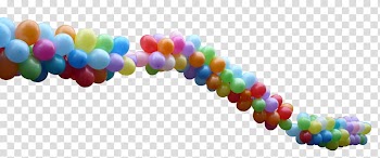 Airballoon, assorted-color balloons transparent background PNG clipart