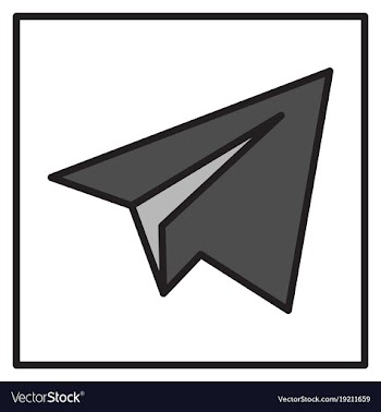 Aircraft button icon telegram icon vector image